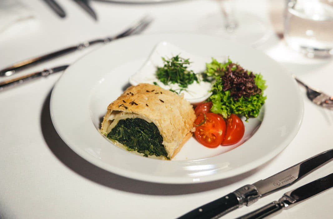 Menú vegetariano